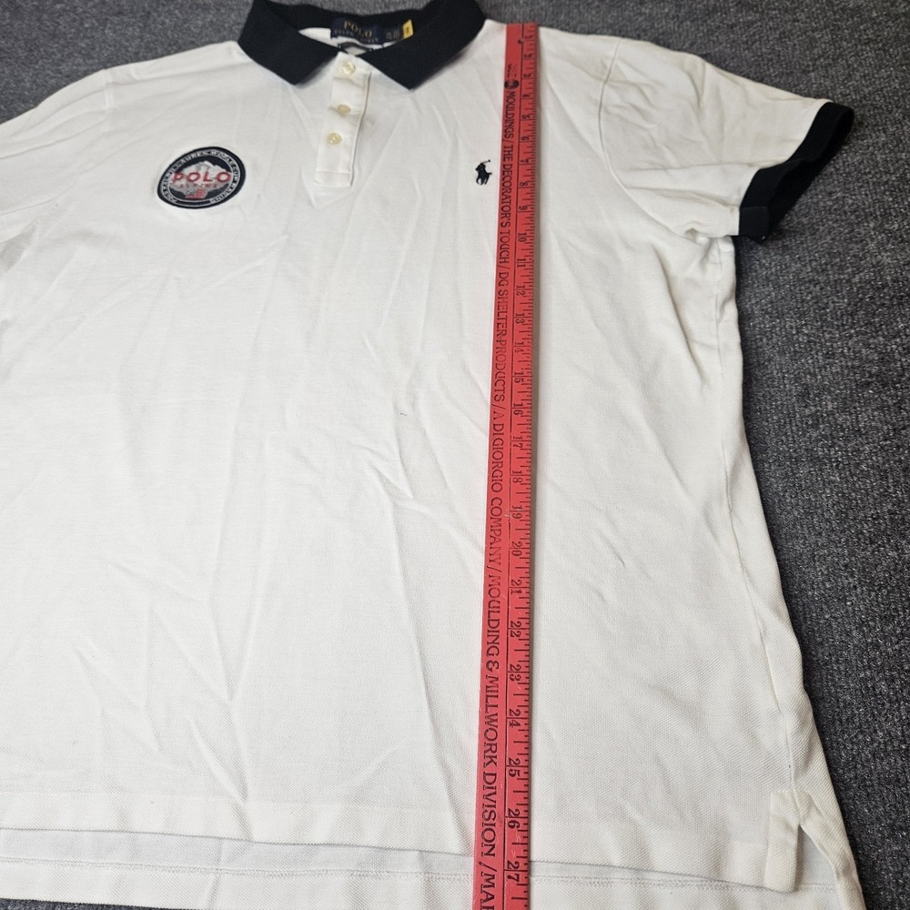 Polo Ralph Lauren Men's Alpine Racing Polo Shirt  Custom Slim Fit Size XXL - Picture 4 of 7
